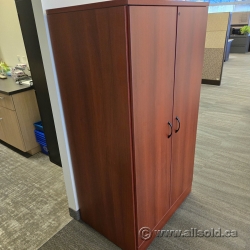 Autumn Maple 2 Door Storage Cabinet w/ Adjustable shelves